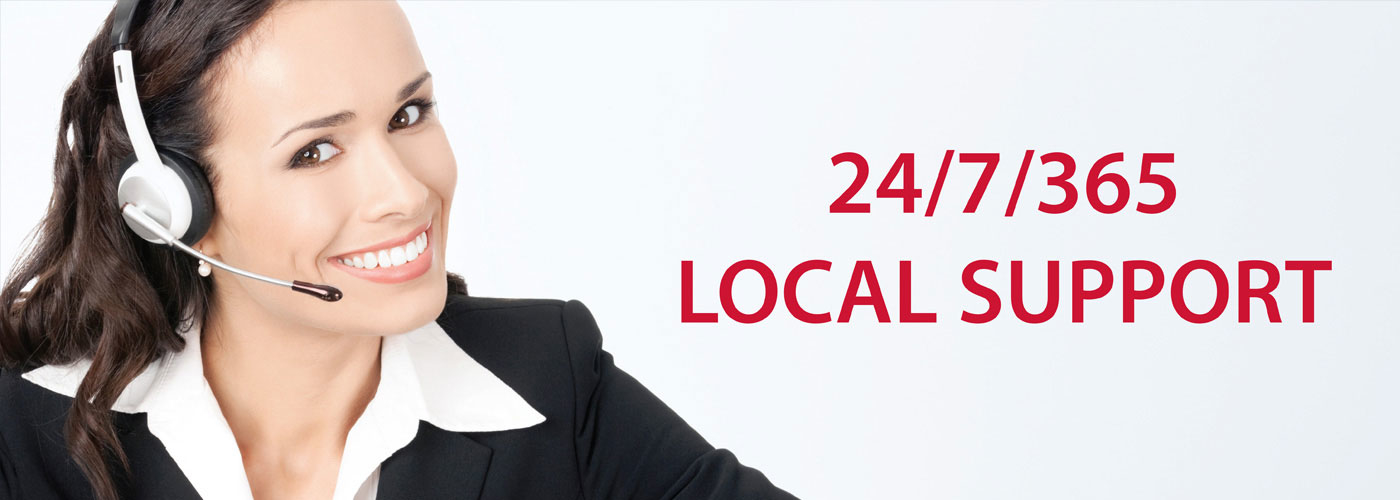 Local Support 24/7/365
